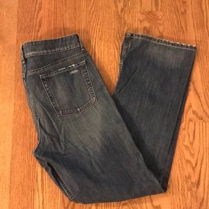 Banana Republic distressed bootcut jean